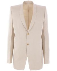Rick Owens - Single Breasted Tailored Blazer - Lyst