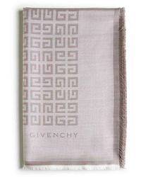 Givenchy - 4g Silk And Wool Shawl - Lyst