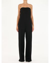 Womens Clothing Jumpsuits and rompers Full-length jumpsuits and rompers Save 49% Bottega Veneta Black Wool Suit 
