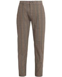 Department 5 - Checked Chino Pants - Lyst