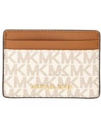 MICHAEL Michael Kors - Card Holder With Logo - Lyst