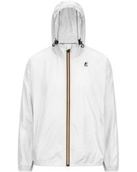 K-Way - Hooded Windbreaker Jacket - Lyst