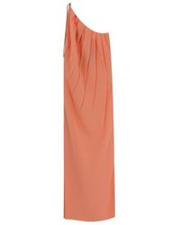 Max Mara - Pontida Long Dress With Metal Detail - Lyst