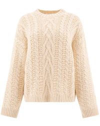 Brunello Cucinelli - Cable-Knit Sweater - Lyst