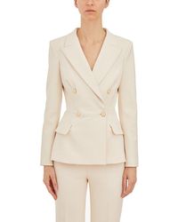 Elisabetta Franchi - Double-breasted Tailored Blazer - Lyst