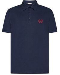 Valentino - Logo Embroidered Short-sleeved Polo Shirt - Lyst