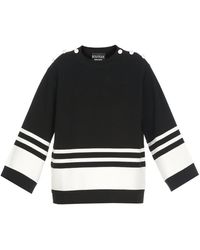 Boutique Moschino Striped Crewneck Sweater - Multicolor