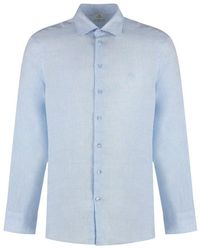 Etro - Pegaso Embroidered Long-sleeved Shirt - Lyst