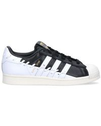 adidas Superstar Lace-up Sneakers - Black