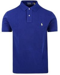 Ralph Lauren - Polo Logo Embroidered Polo Shirt - Lyst