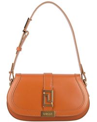 Versace - Greca Goddess Mini Leather Bag - Lyst