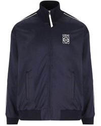 LOEWE コットン製 トラックスーツ ジャケット Tracksuit Jack Loewe Tracksuit Jacket in Black for Men | Lyst