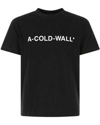 A_COLD_WALL* - * Logo Printed Crewneck T-shirt - Lyst