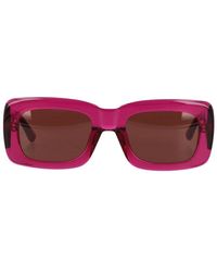 The Attico Marfa Sunglasses - Red