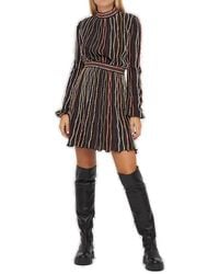M Missoni - Striped Knit Dress - Lyst