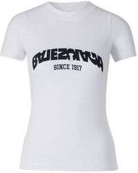 Balenciaga - Logo Printed Crewneck T-shirt - Lyst