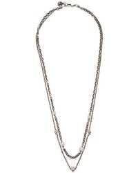 Alexander McQueen - Chain-linked Pendant Necklace - Lyst