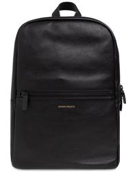 Common Projects - Leather Backpack With Logo - Lyst