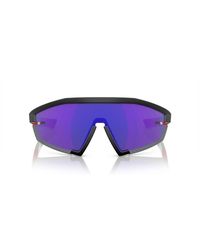 Prada - Shield Frame Sunglasses - Lyst
