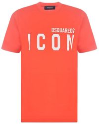 DSquared² - T-shirt "icon" - Lyst