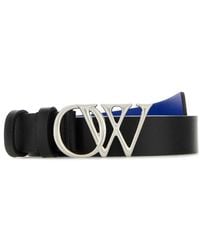 Off-White c/o Virgil Abloh - Logo Leather Belt - Lyst
