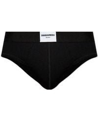 DSquared² - Cotton Briefs With Logo - Lyst