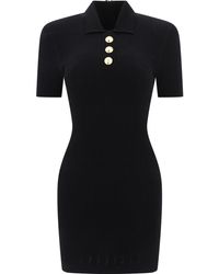 Balmain Knitted Dress - Black