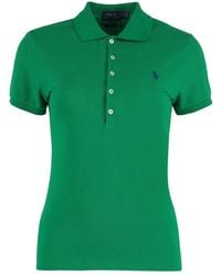 Polo Ralph Lauren - Logo-embroidered Slim-fit Polo Shirt - Lyst