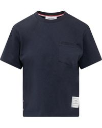 Thom Browne - Rwb Logo Patch T-shirt - Lyst