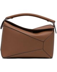 Loewe - Puzzle Edge Small Leather Tote Bag - Lyst
