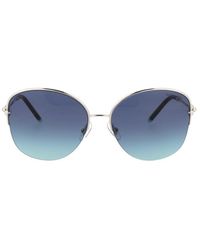 Tiffany & Co. - Round Frame Sunglasses - Lyst