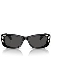 Swarovski - Rectangle Frame Sunglasses - Lyst