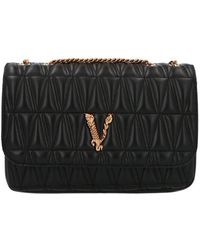 Versace - 'v' Crossbody Bag - Lyst