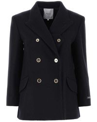 Patou - Double Breasted Tailored Blazer - Lyst