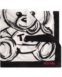 Moschino - Teaddy Bear Printed Pocket Square - Lyst