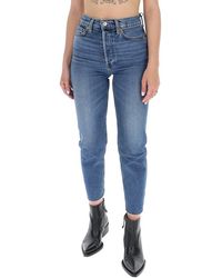 RE/DONE - Cropped Slim-fit Jeans - Lyst