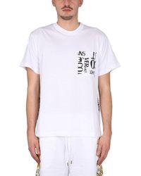 Versace Jeans Couture - T-shirt With Logo - Lyst