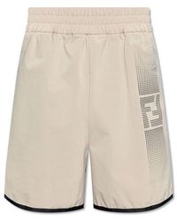 Fendi - Shorts With Logo, - Lyst