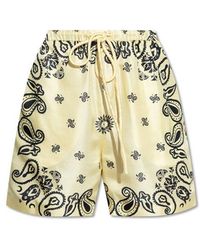Nanushka - ‘Anne’ Silk Shorts - Lyst