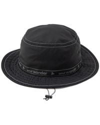 and wander - Jq Tape Bucket Hat - Lyst