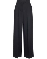 Fendi Other Materials Trousers - Black