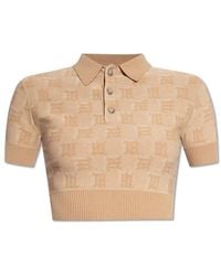 MISBHV - Knitted Monogram Polo Top - Lyst