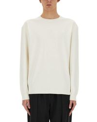 Helmut Lang - Jersey With Logo - Lyst