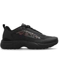 Stone Island - Grime Round-Toe Panelled Sneakers - Lyst