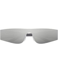 Balenciaga - Shield Frame Sunglasses - Lyst