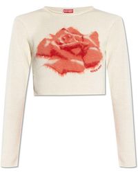 KENZO - Cropped Sweater - Lyst