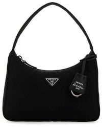 Prada Re-nylon Re-edition 2000 Mini Recycled-nylon Shoulder Bag - Black