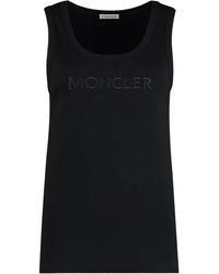 Moncler - Cotton Tank Top - Lyst
