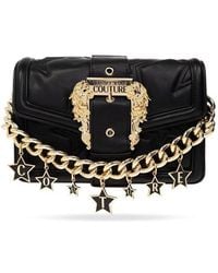 Versace - Shoulder Bag With Decorative Buckle - Lyst