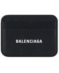 Balenciaga - Leather Cash Card Holder - Lyst